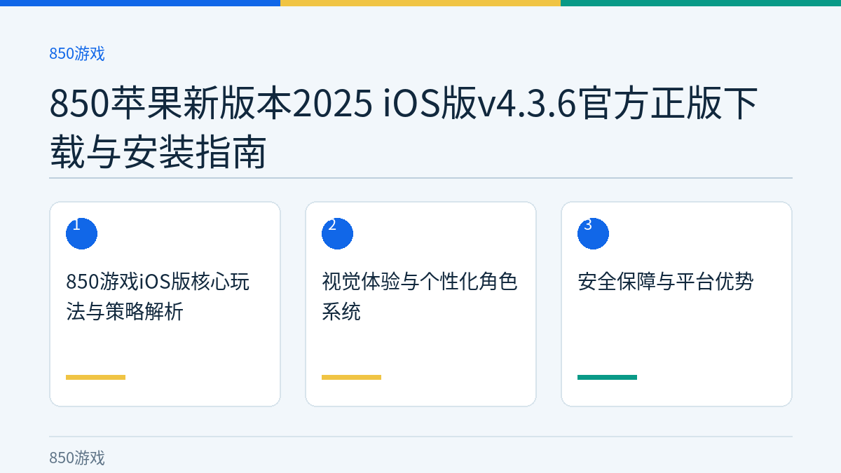 850苹果新版本2025 iOS版v4.3.6官方正版下载与安装指南文章内容示意图